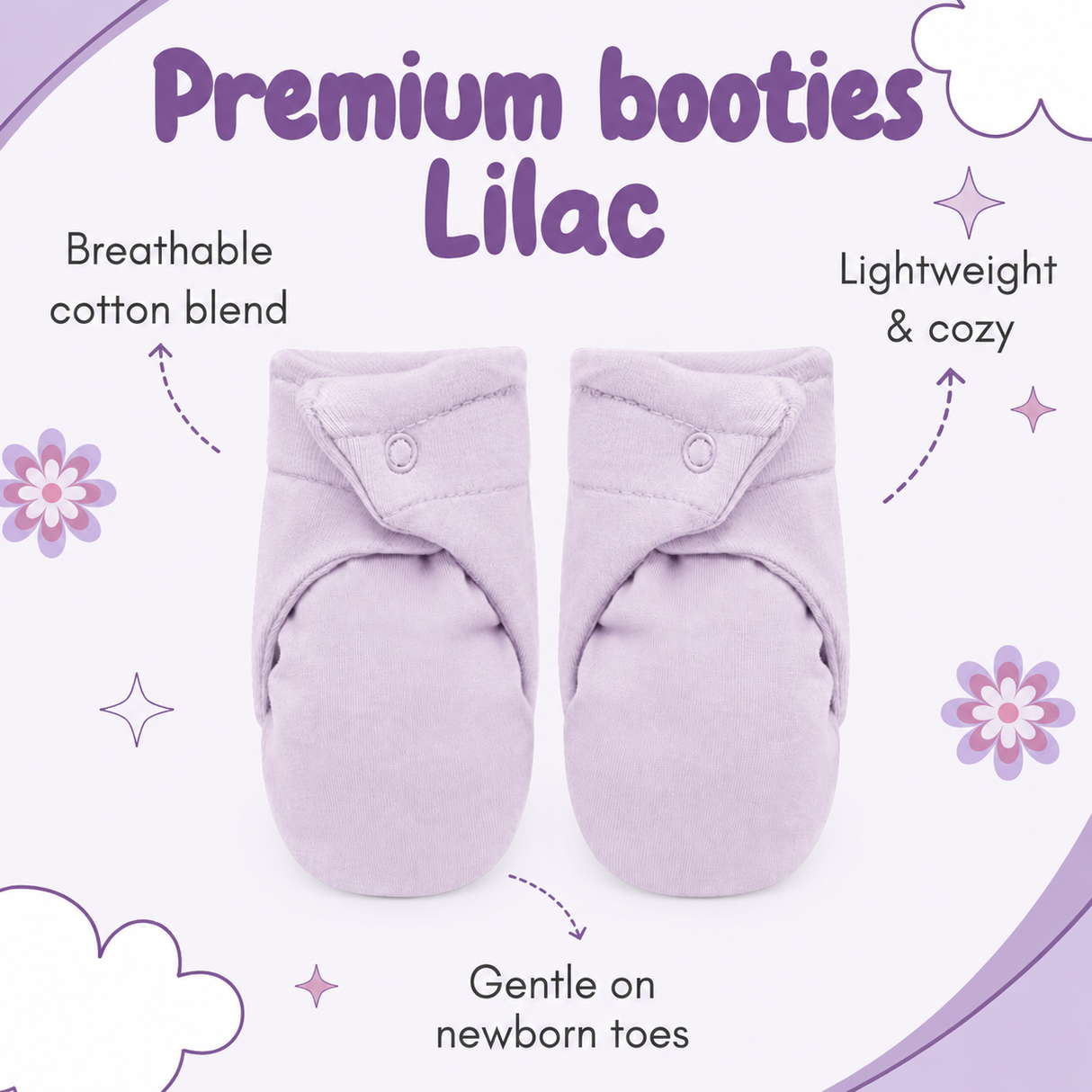 Premium Booties - Lilac