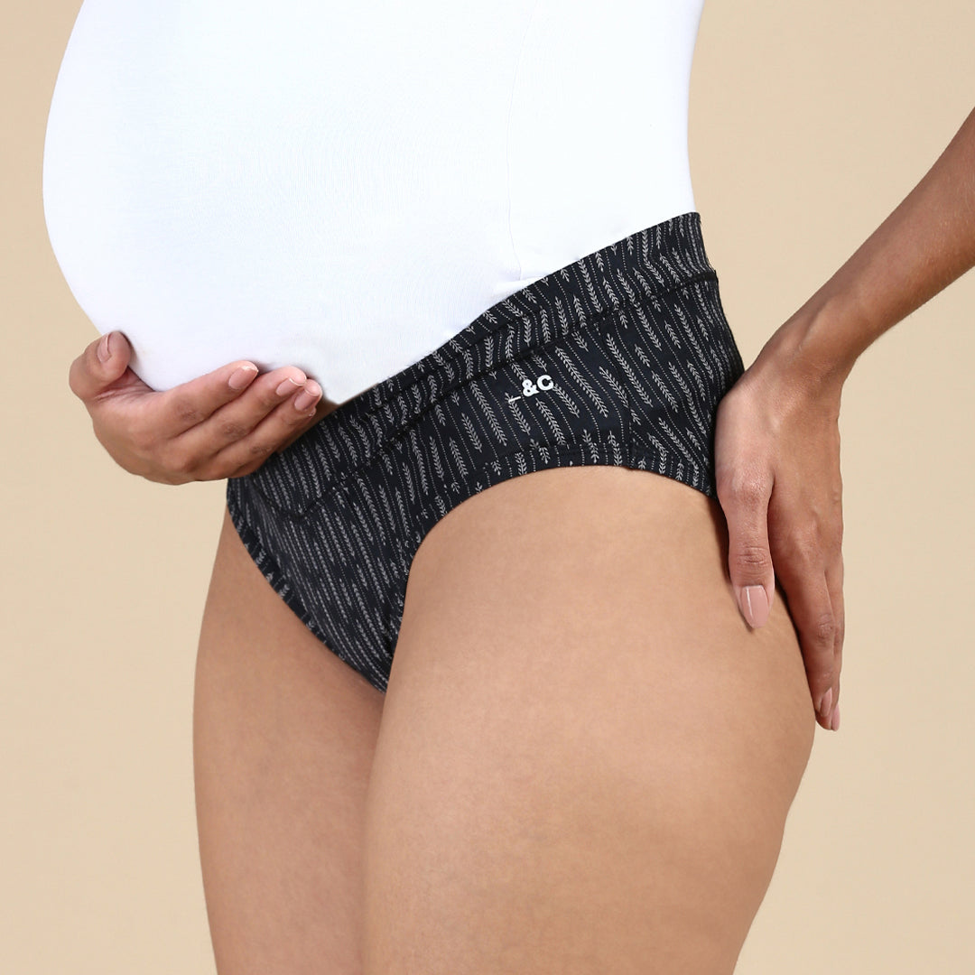 Maternity & Postpartum Panty - Printed Colors