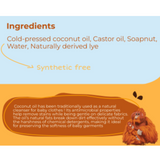Natural Baby laundry washing bar (Coconut Oil based) - pack of 4