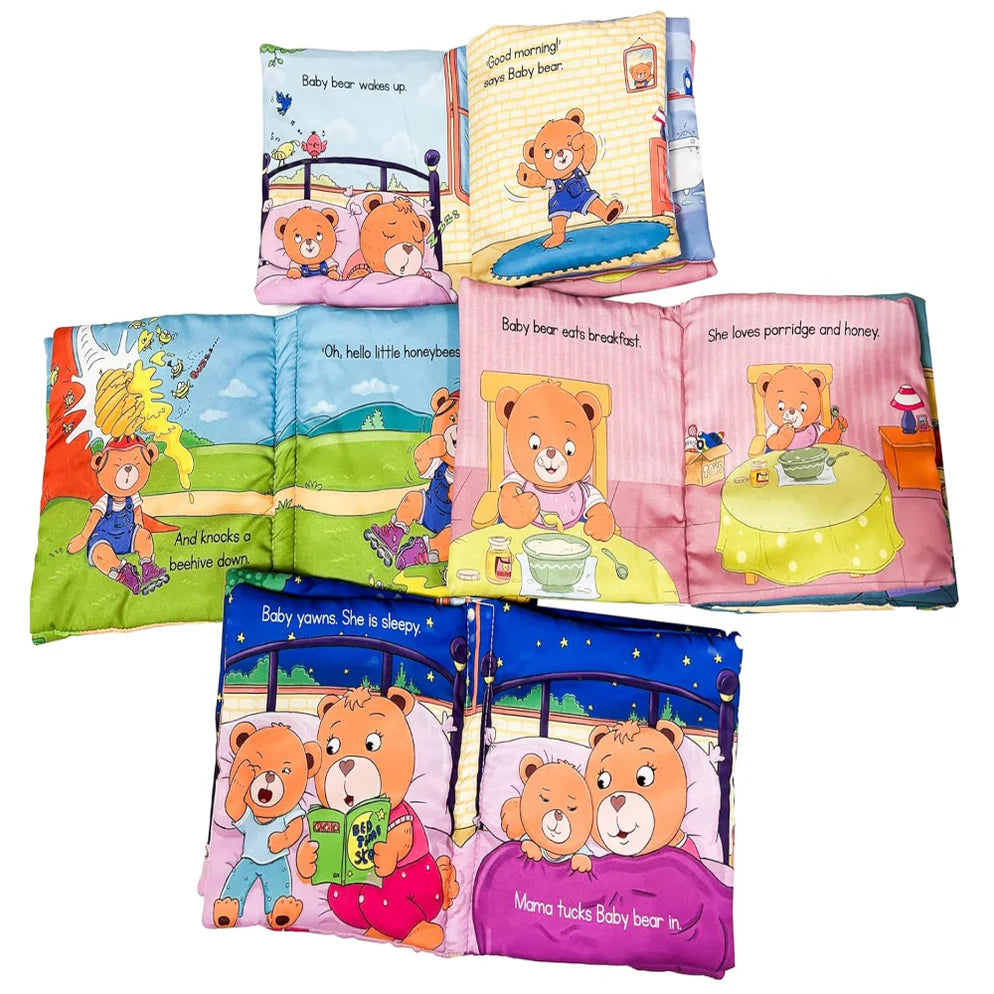 Baby Bear's Day Out ( Set Of 4 Cloth Books)