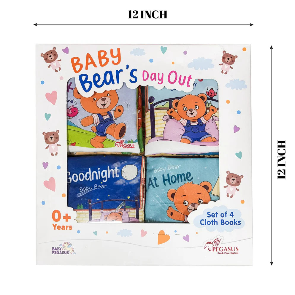 Baby Bear's Day Out ( Set Of 4 Cloth Books)