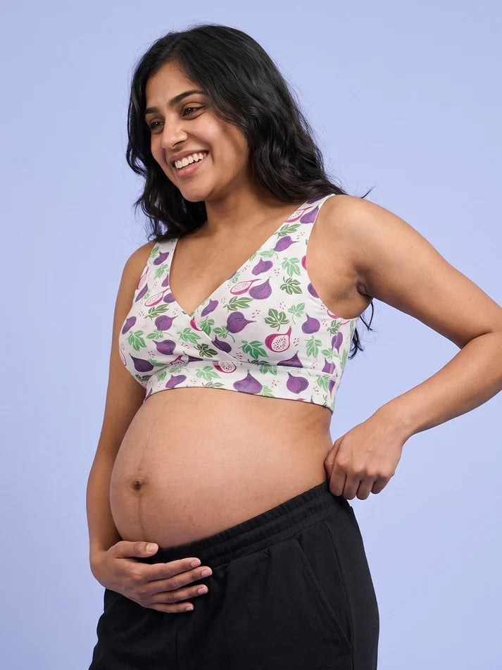 Maternity & Nursing Lounge Bra - Printed Colours