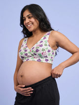 Maternity & Nursing Lounge Bra - Printed Colours