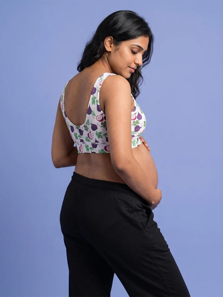 Maternity & Nursing Lounge Bra - Printed Colours