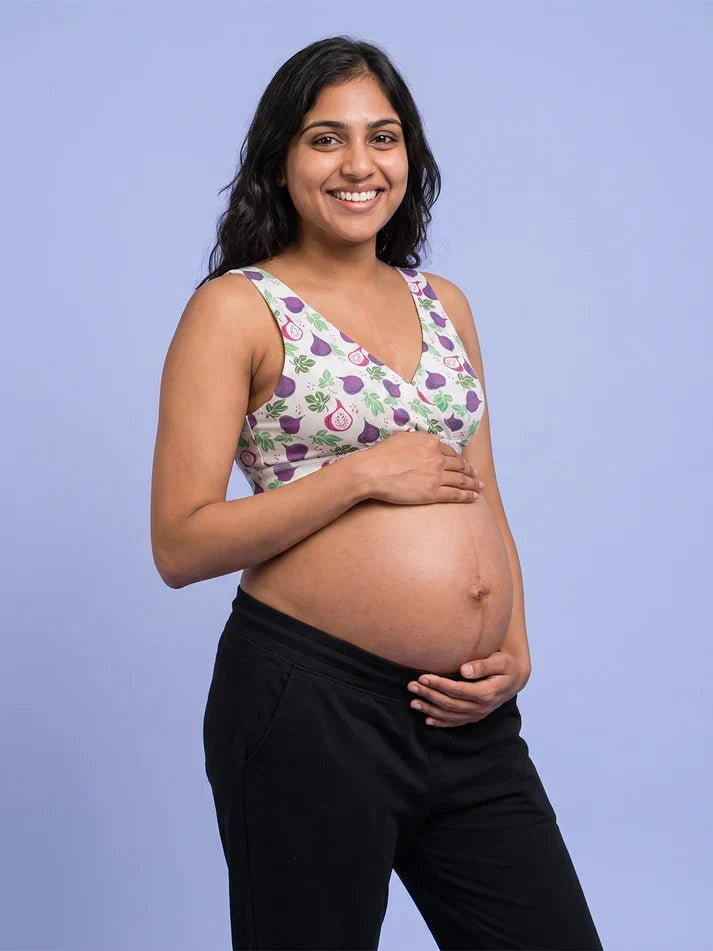 Maternity & Nursing Lounge Bra - Printed Colours