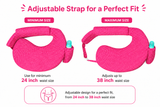 Breastfeeding Pillow - D type with Adjustable Strap