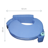 Breastfeeding Pillow - D type with Adjustable Strap