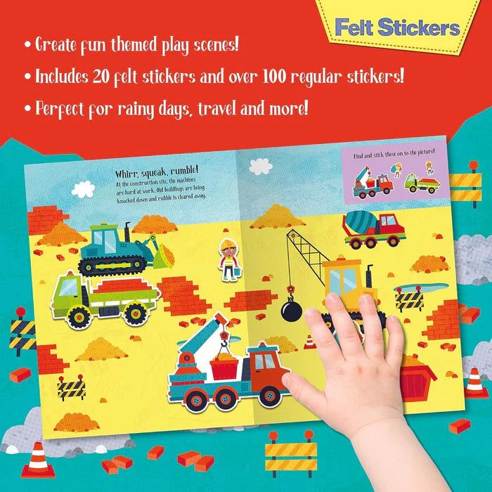 Felt Stickers Play Scene - Activity Book