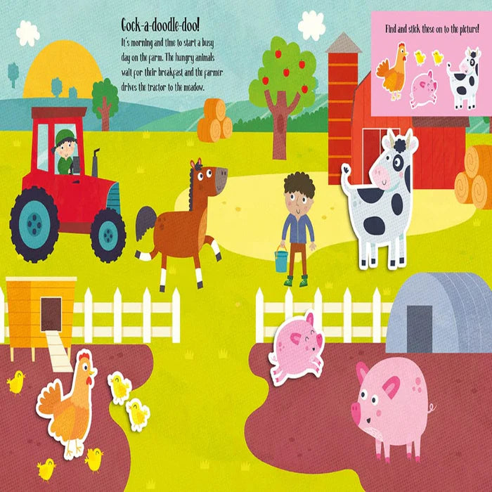 Felt Stickers Play Scene - Activity Book