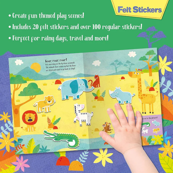 Felt Stickers Play Scene - Activity Book