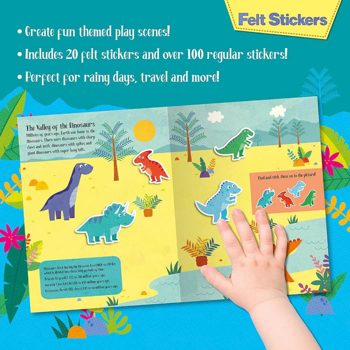 Felt Stickers Play Scene - Activity Book