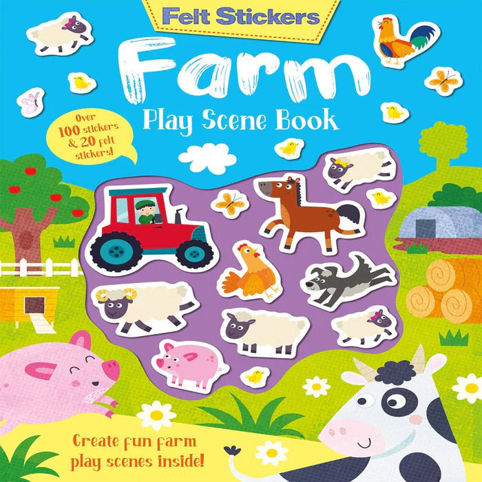 Felt Stickers Play Scene - Activity Book