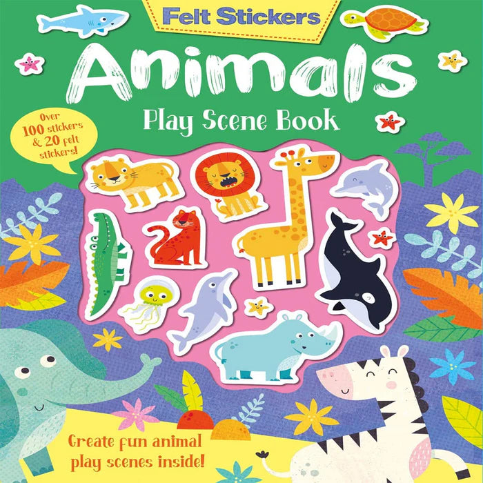 Felt Stickers Play Scene - Activity Book