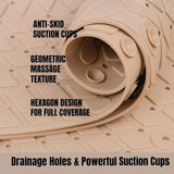 Anti Slip Bathroom Mat for Pregnant Moms and Kids | Hexagonal