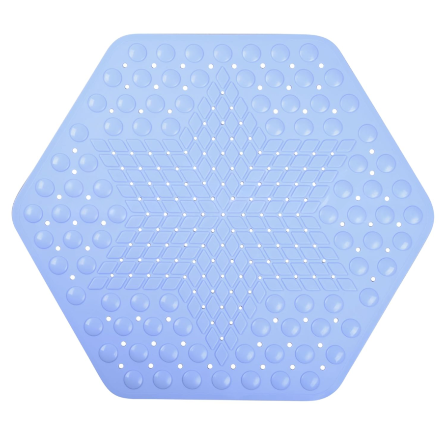 Anti Slip Bathroom Mat for Pregnant Moms and Kids | Hexagonal