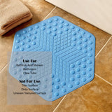 Anti Slip Bathroom Mat for Pregnant Moms and Kids | Hexagonal