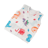 Premium Muslin Jabla - Dino World