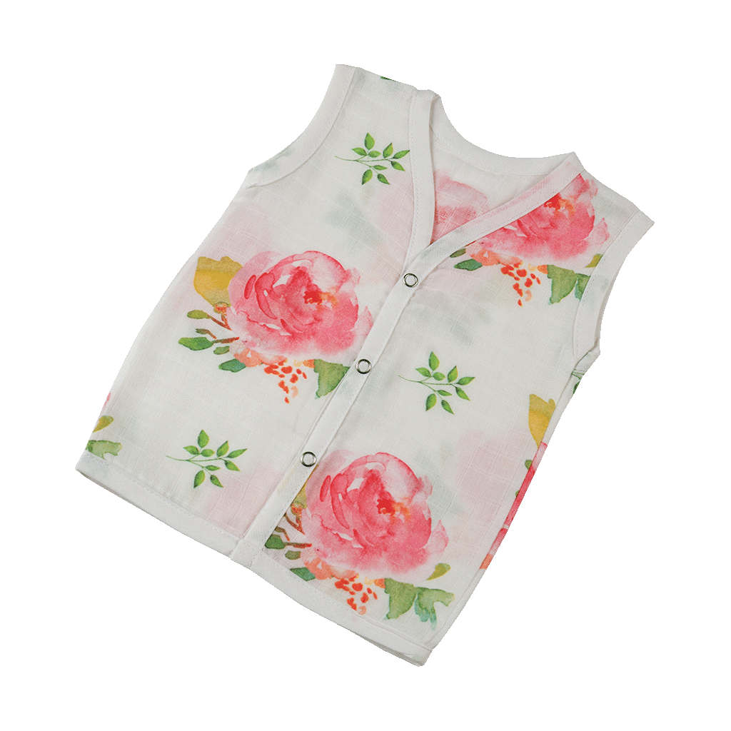 Premium Muslin Jabla - Rose Garden