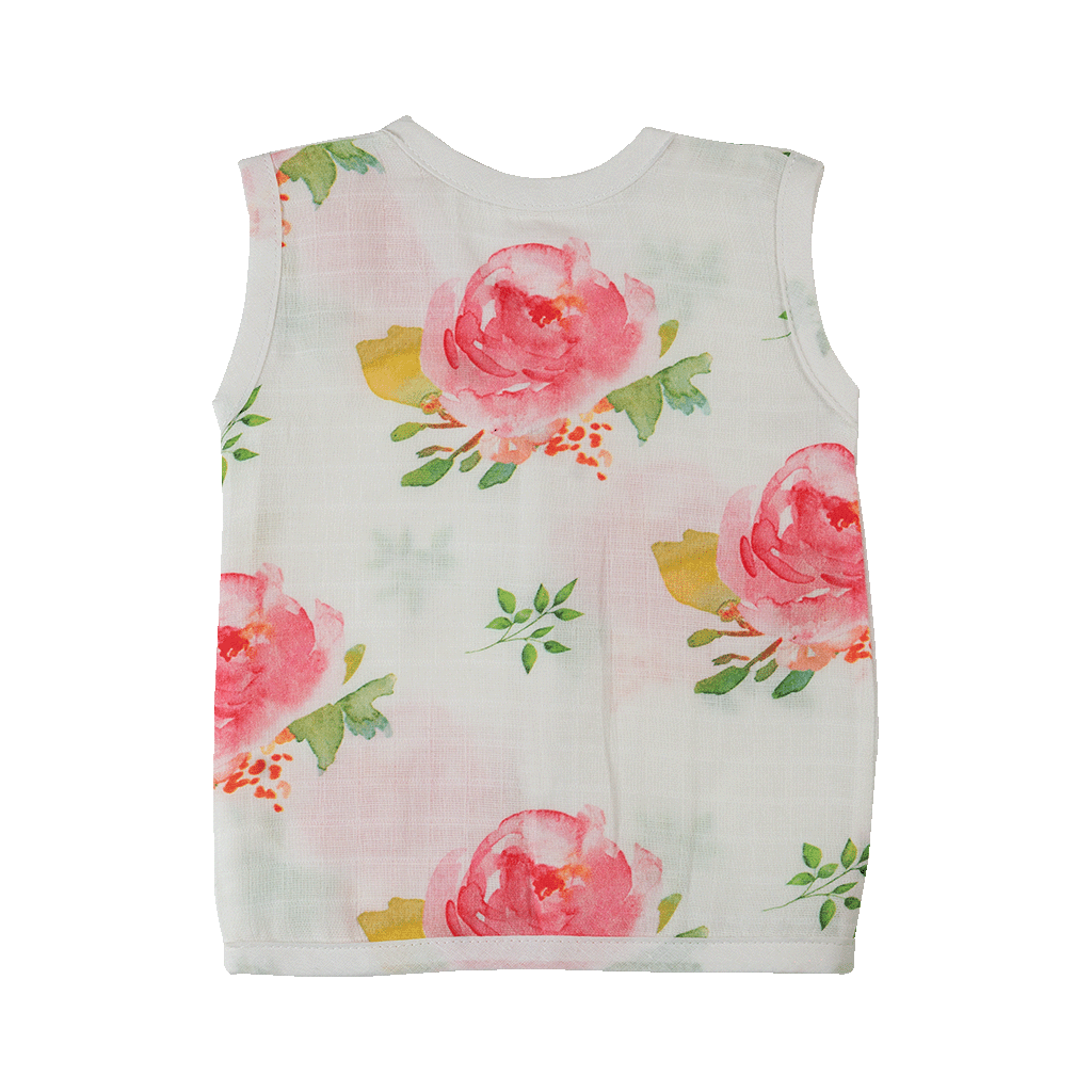 Premium Muslin Jabla - Rose Garden