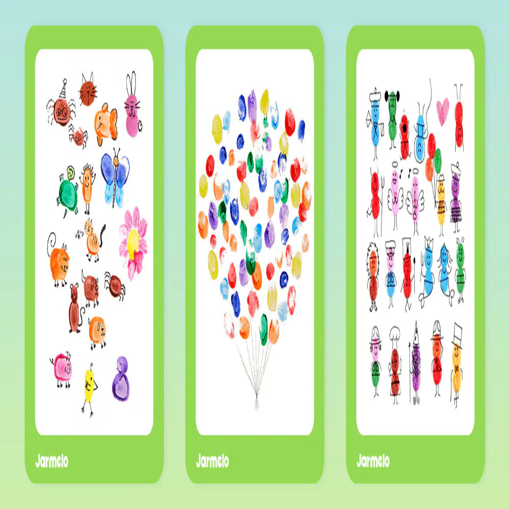 Jar Melo Scented Finger Paint - 8 colors