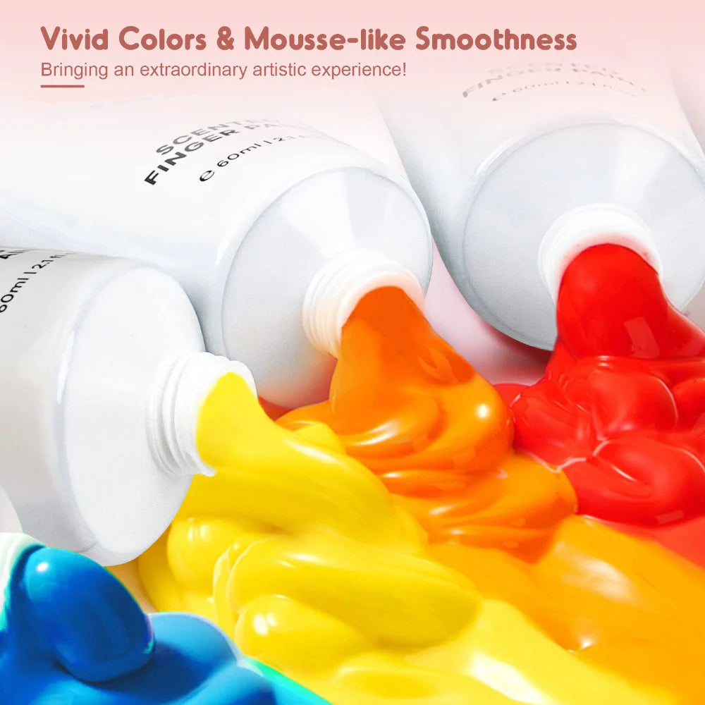 Jar Melo Scented Finger Paint - 8 colors