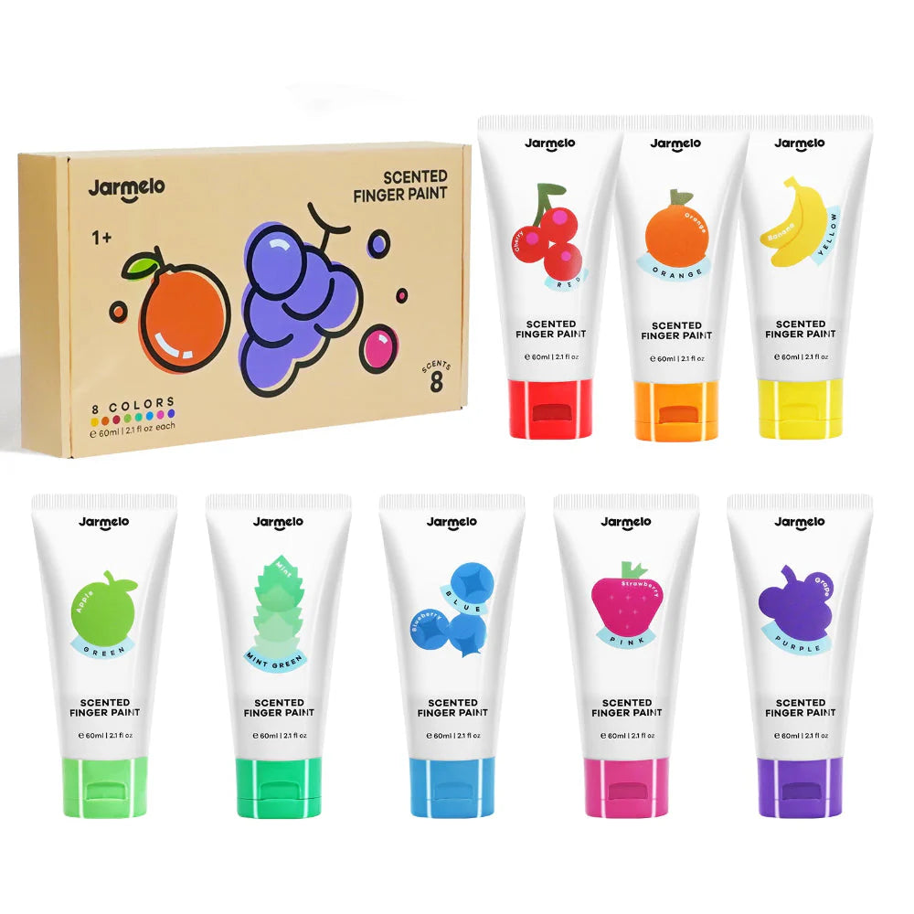 Jar Melo Scented Finger Paint - 8 colors