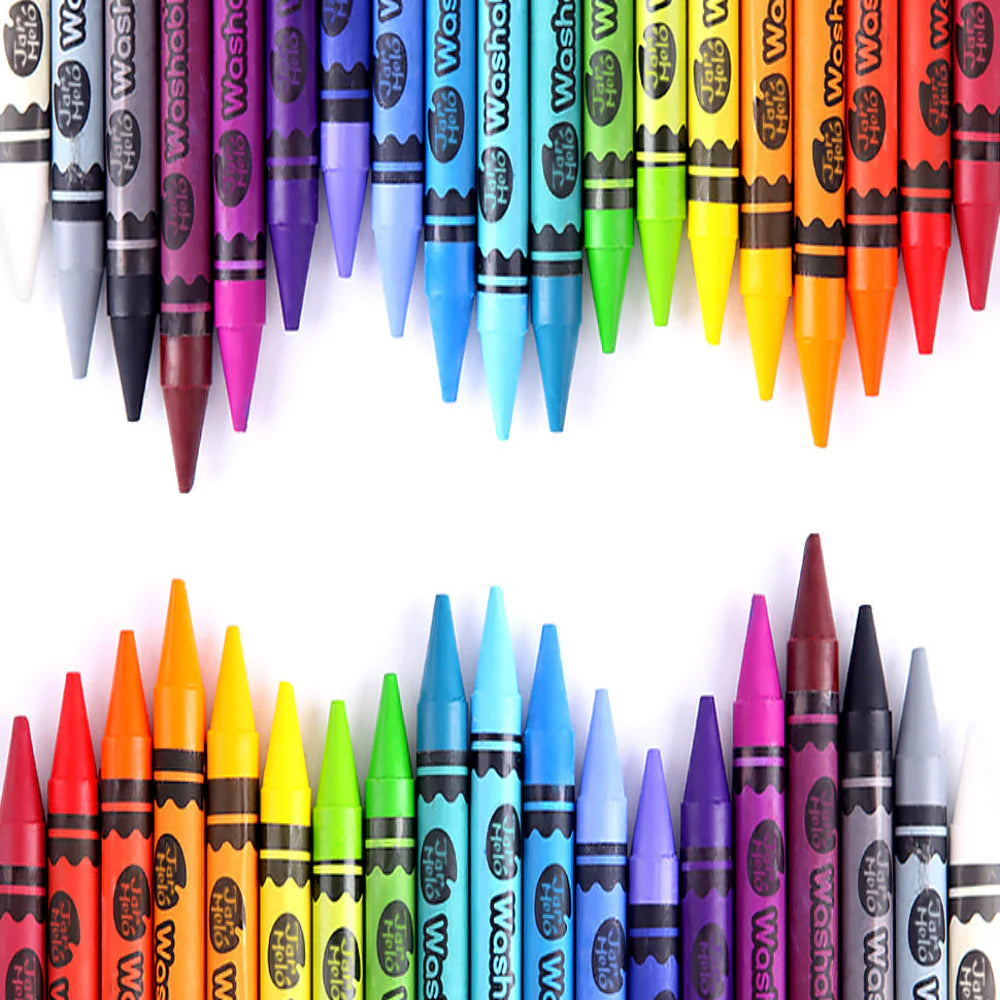 Jar Melo Washable Crayons -24 Colors