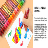 Jar Melo Washable Crayons -24 Colors