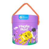 Jar Melo Washable Finger Paint Colors Set