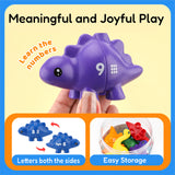 JurassiCount-Montessori Dinosaur Number Matching Set (20 pcs)