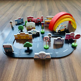 Open Ended Large Rainbow Stacker 12 Piece