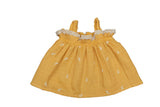 Muslin Girls Co-ords - Mustard