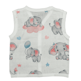 Premium Muslin Jabla - Elephant Dreams