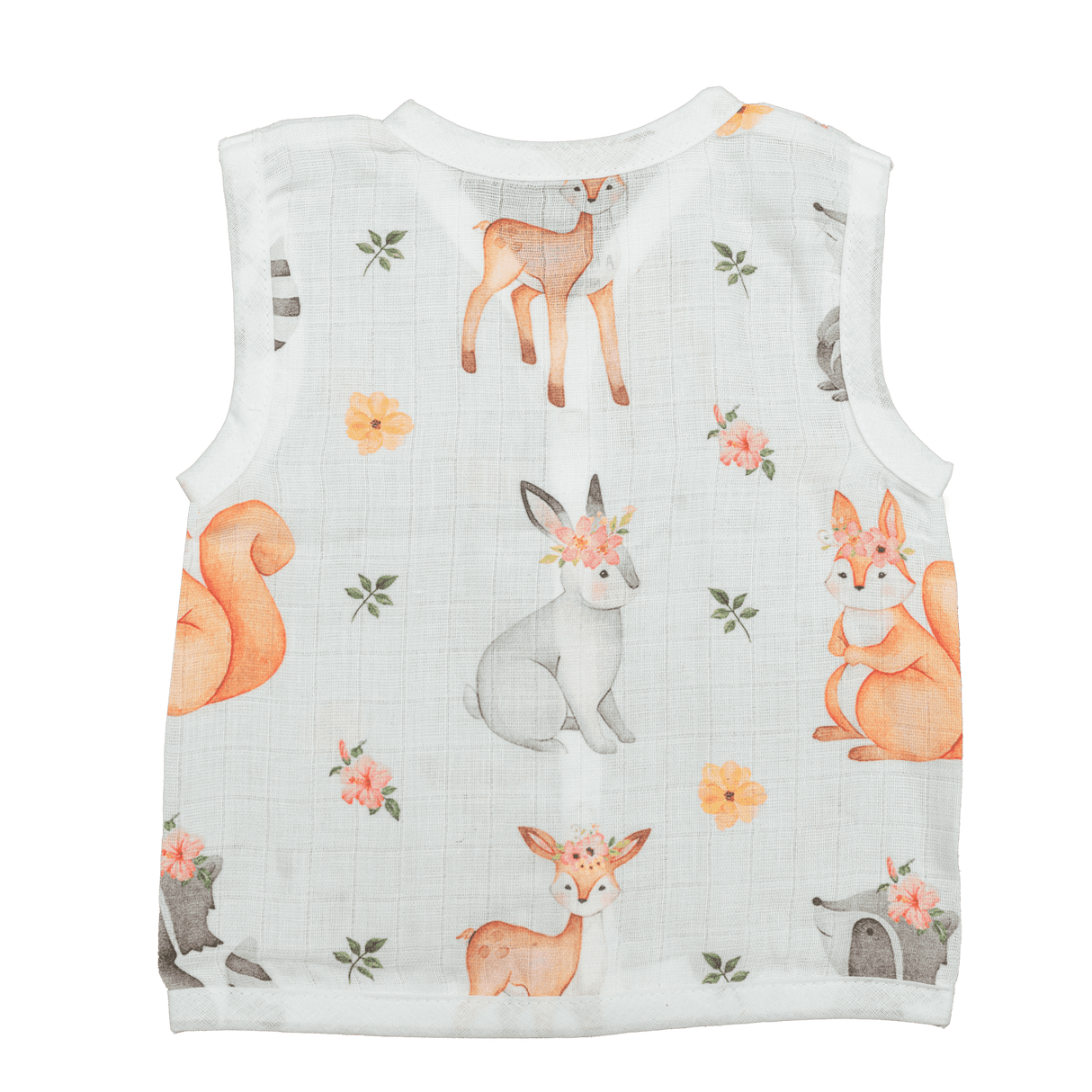 Premium Muslin Jabla - Enchanted Woods