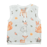 Premium Muslin Jabla - Enchanted Woods