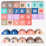 Open Ended 115 Pieces Wooden City Building Blocks
