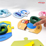 Open Ended 2 in 1 Alphabet Board Puzzle