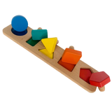 Open Ended First Jumbo Knob Wooden Shape Puzzle