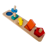 Open Ended First Jumbo Knob Wooden Shape Puzzle