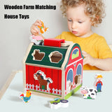 Open Ended My First Barn with Shape Sorter