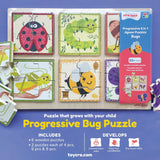 Open Ended Progressive 6 IN 1 Bug Puzzle