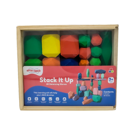 Open Ended Stack It Up - 28 pcs Balancing Stones