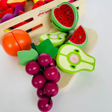 Open Ended Wooden Cutting Set - Fruits & Veggies