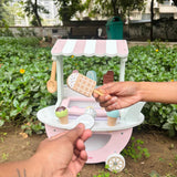 Open Ended Wooden Ice Cream Cart