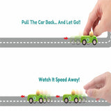 Open Ended Wooden Pull Back Race Car (1 Pc)