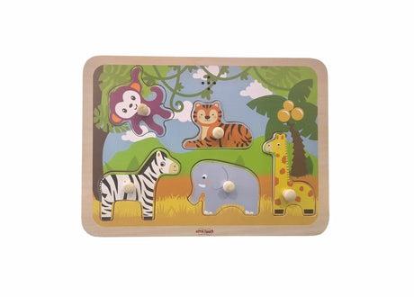 Open Ended Wooden Sound Puzzle - Jungle