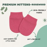Premium Mittens - Rosewood