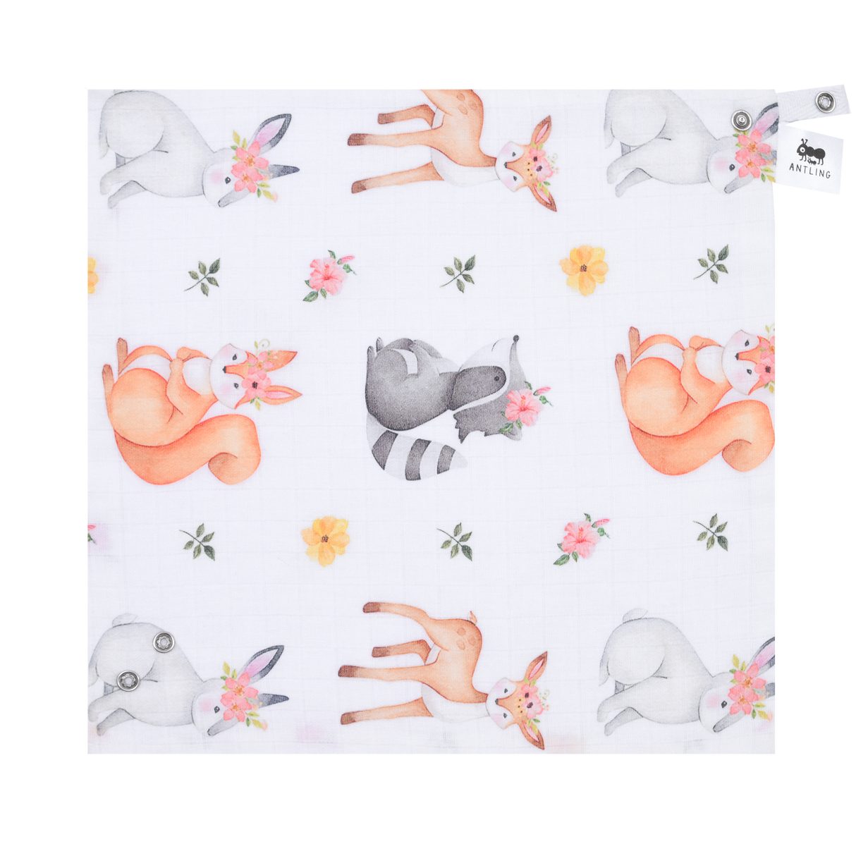 Premium Muslin Bib cum Wash Cloth (2 layers) - Pack of 3 prints