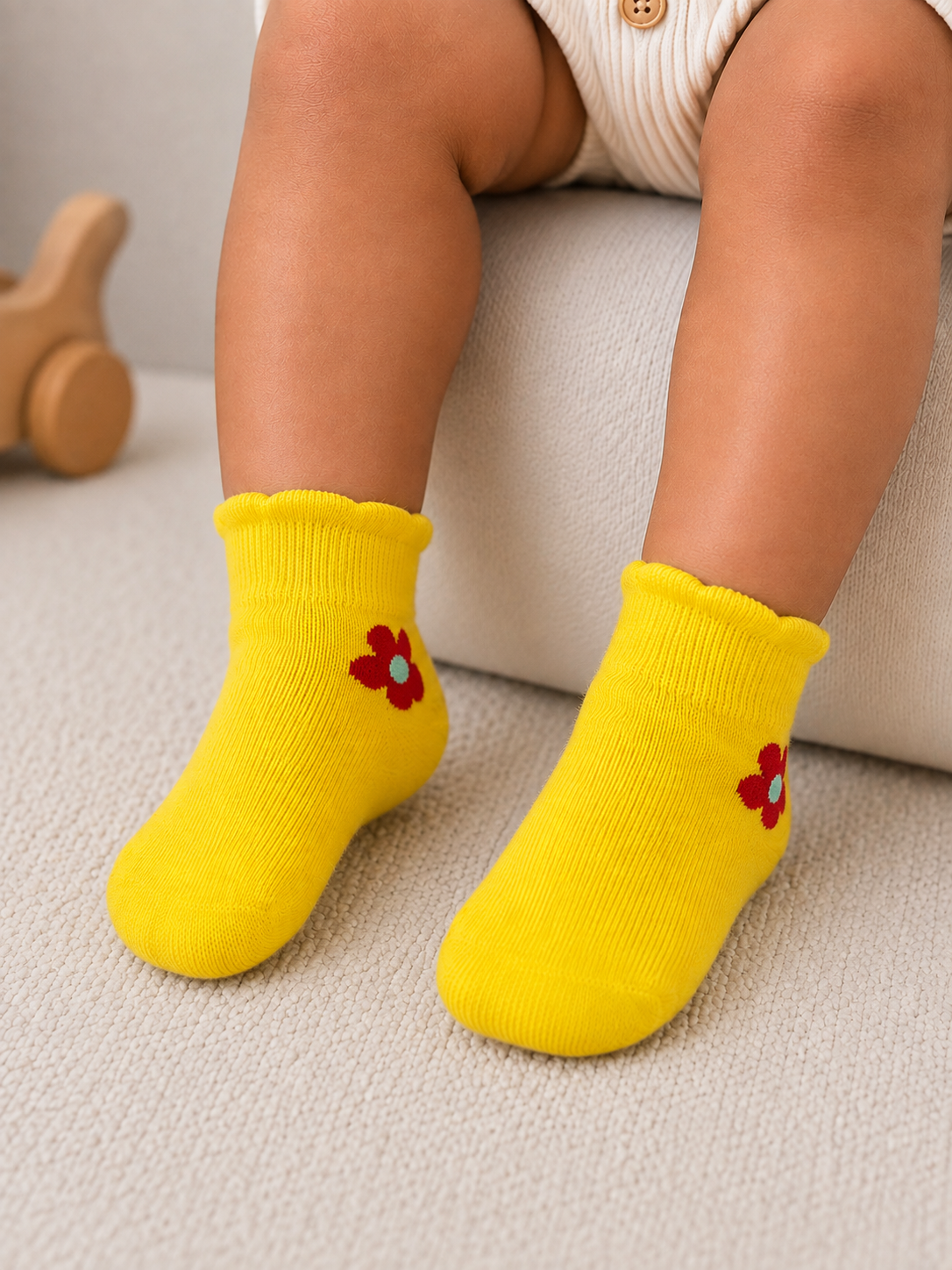 Baby Socks (pack of 3) - Baby Flower