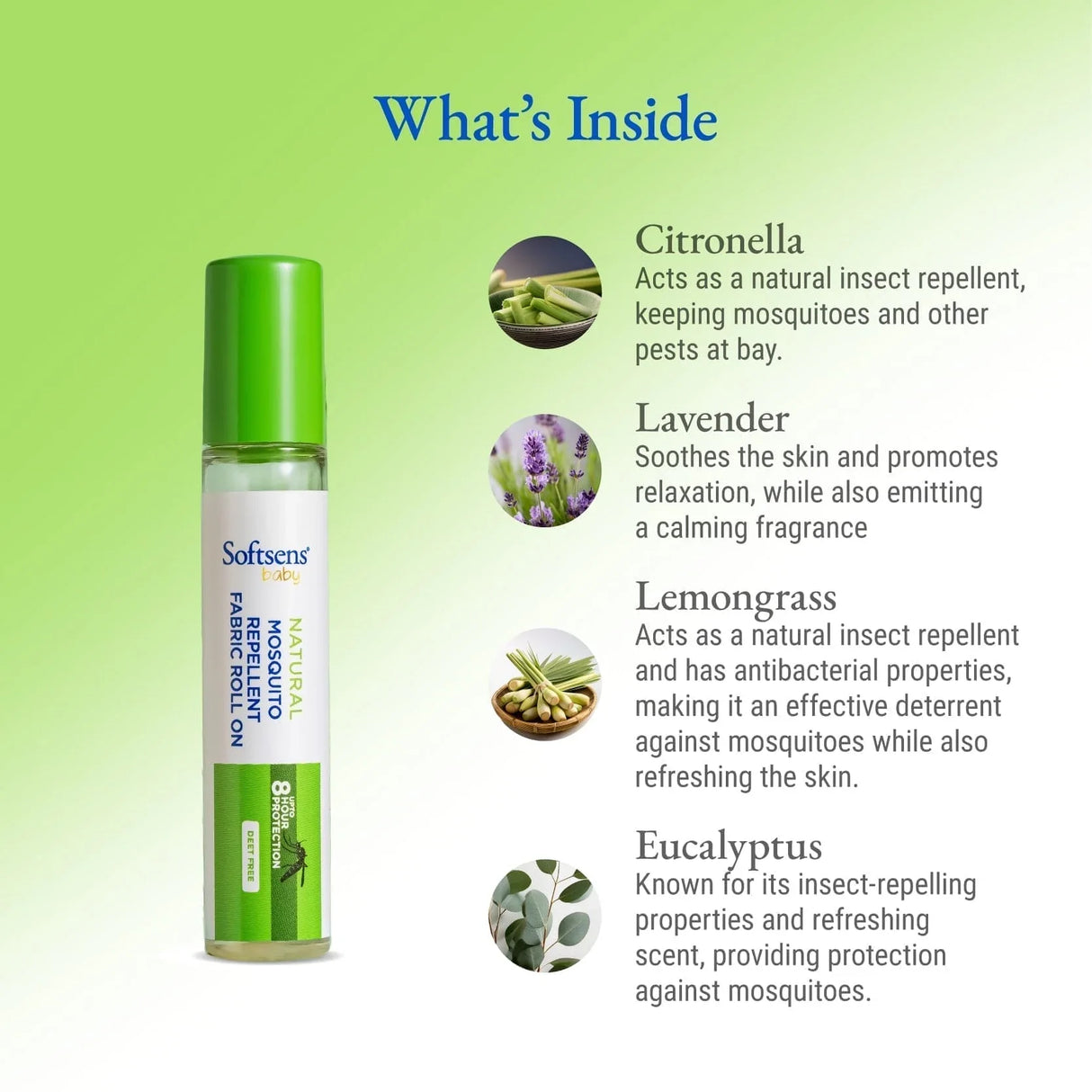 Natural Mosquito Repellent Fabric Roll-On